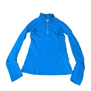 Ivivva Women's Vented Long Sleeve 1/4 Zip Light Weight Athletic Shirt Size 12